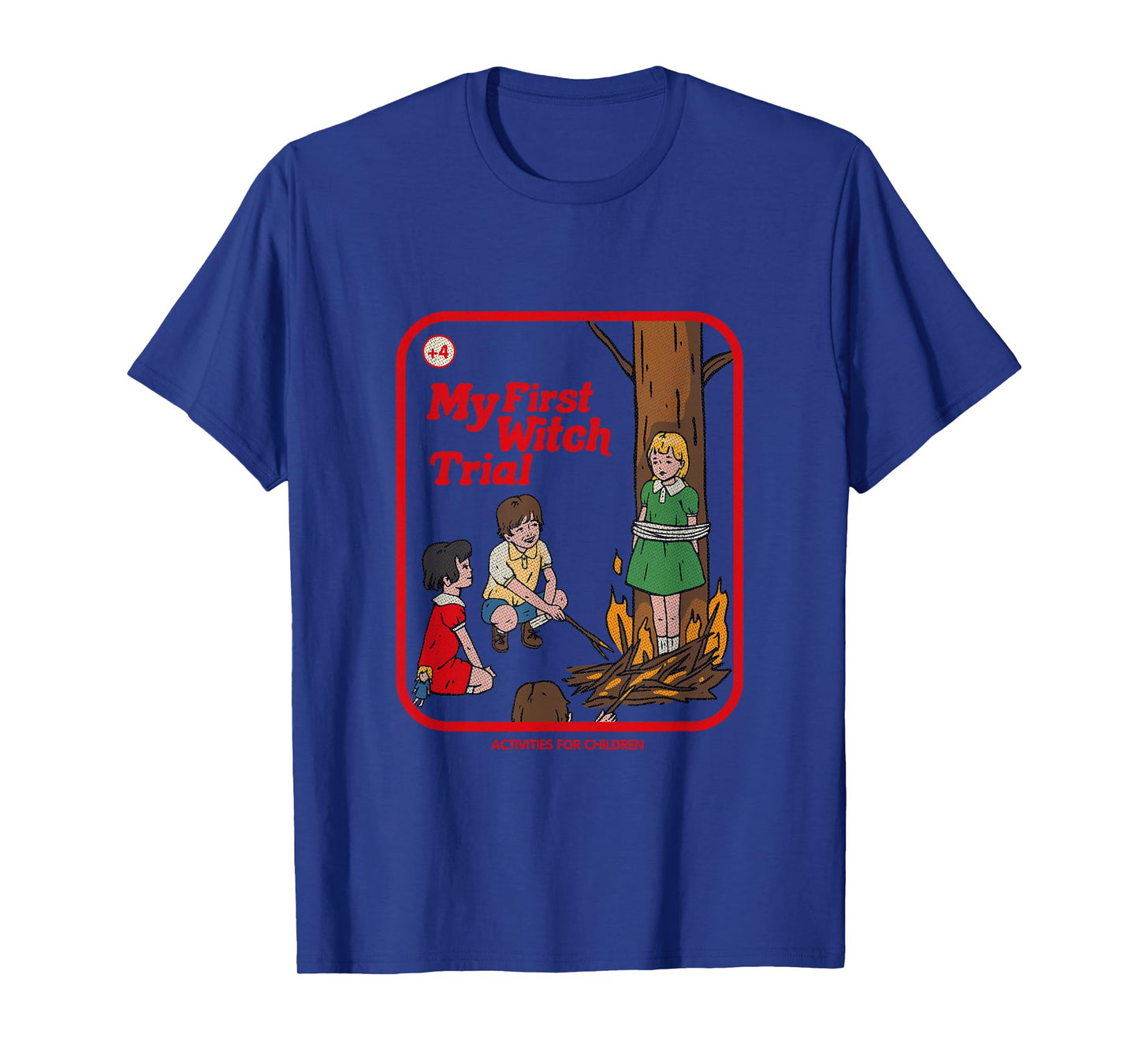 My First Witch Trial Vintage Childgame Horror Goth Punk Premium T-Shirt