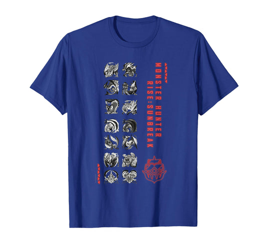 Monster Hunter Rise：SUNBREAK Gaming Design T-Shirt Small