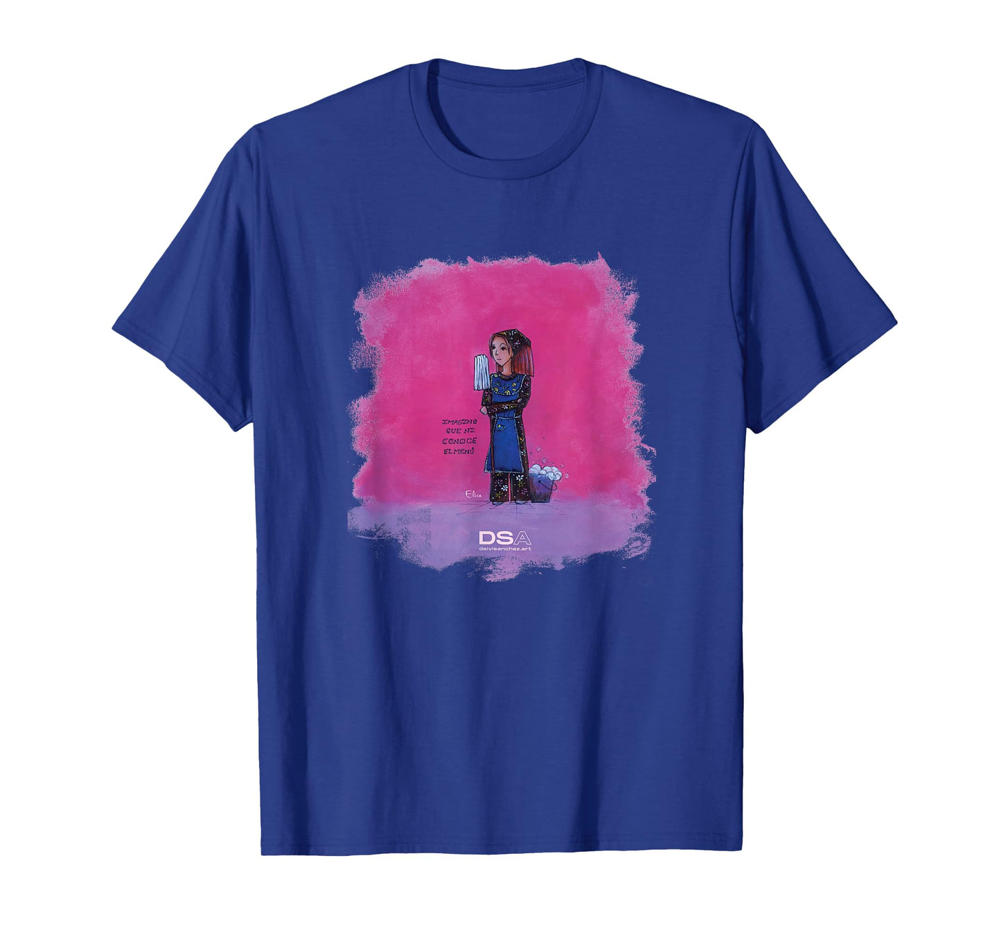 Funny Cartoon: Elisa on VACM T-Shirt