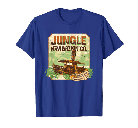 Disney Jungle Cruise Excursions Departing Daily T-Shirt Small