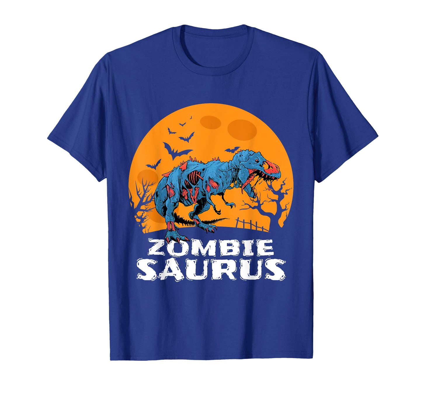 Halloween Zombie T rex Dinosaur Costume Gift Boys Girls Kids T-Shirt