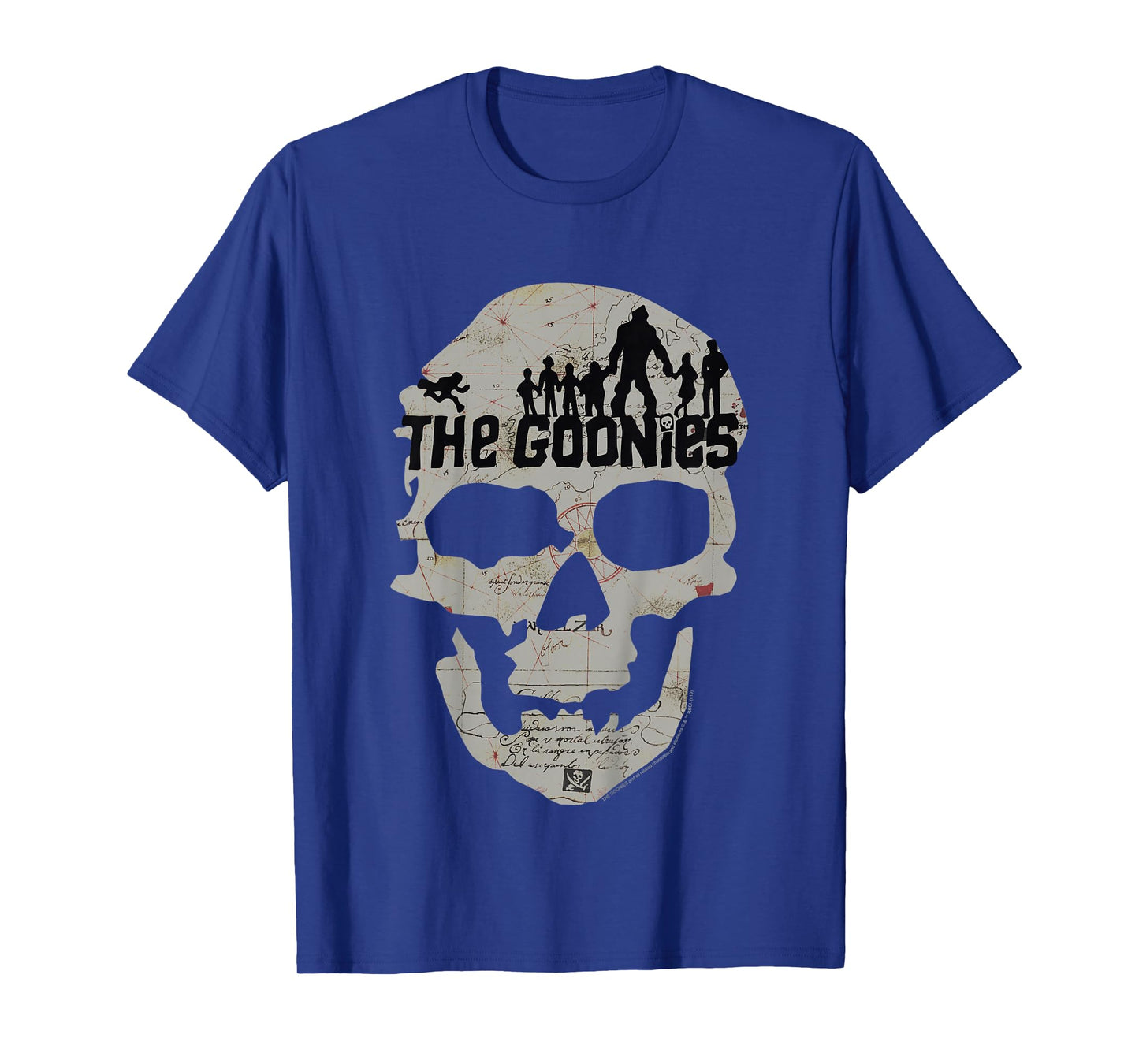 Kids The Goonies Skeleton Map Poster T-Shirt