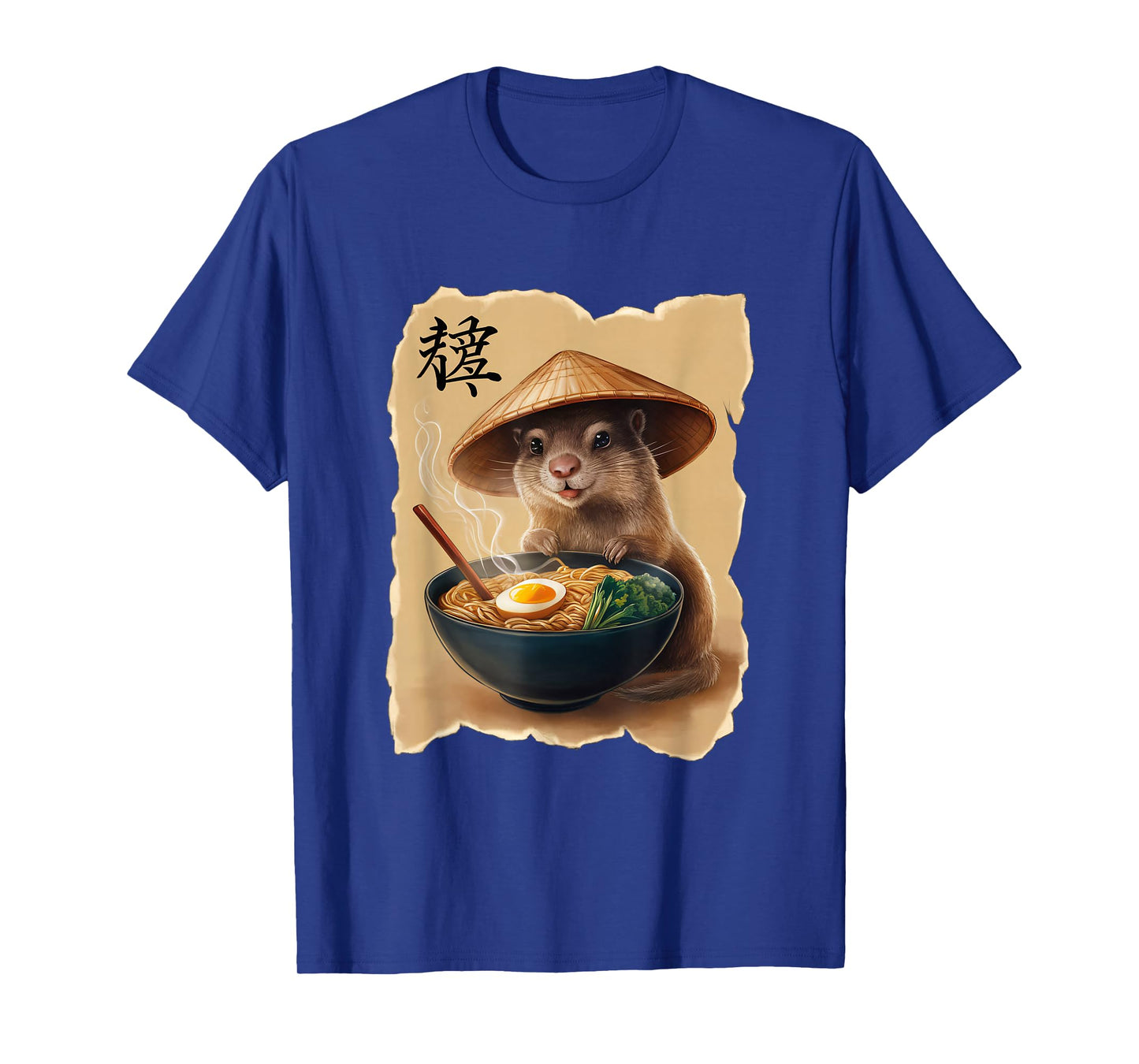 Marmot Men Woman Kawaii Eating Ramen Japanese Marmot T-Shirt