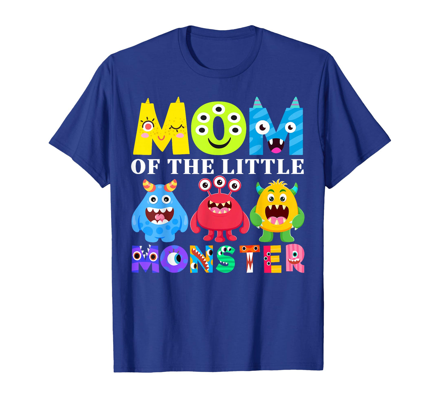 Mom Little Monster Kids 1st Birthday Party Family Monster T-Shirt