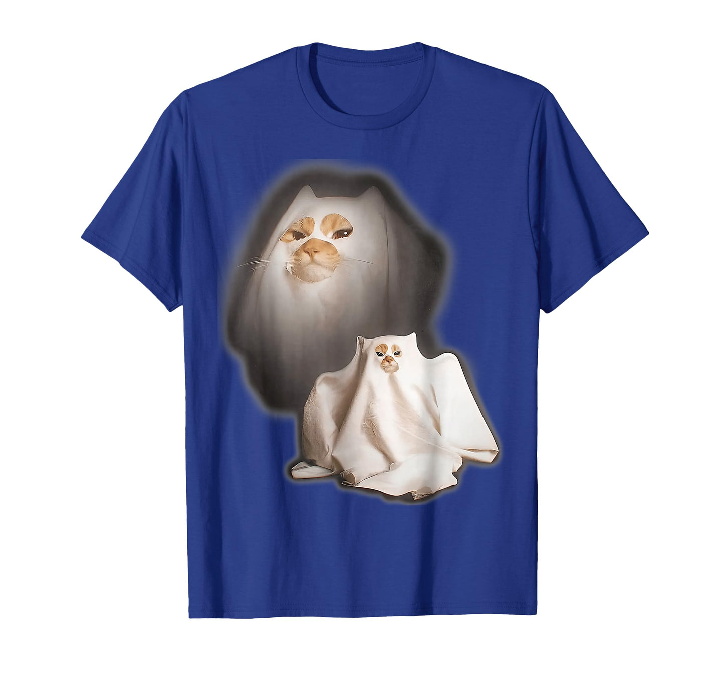 Ghost Cat Meme Halloween T-Shirt