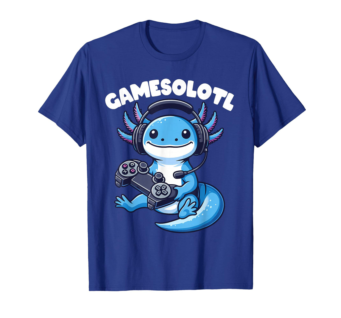 Gamesolotl Axolotl Video Gamer Kawaii Anime Gifts Boys Teens T-Shirt