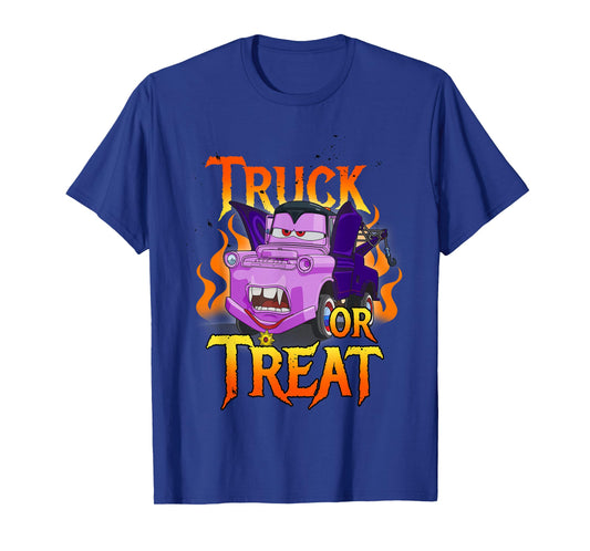 Disney Pixar Cars Halloween Vampire Truck Or Treat T-Shirt