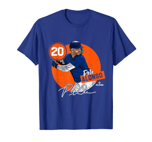Pete Alonso | New York Baseball MLB Player | MLBPALO3002-S T-Shirt