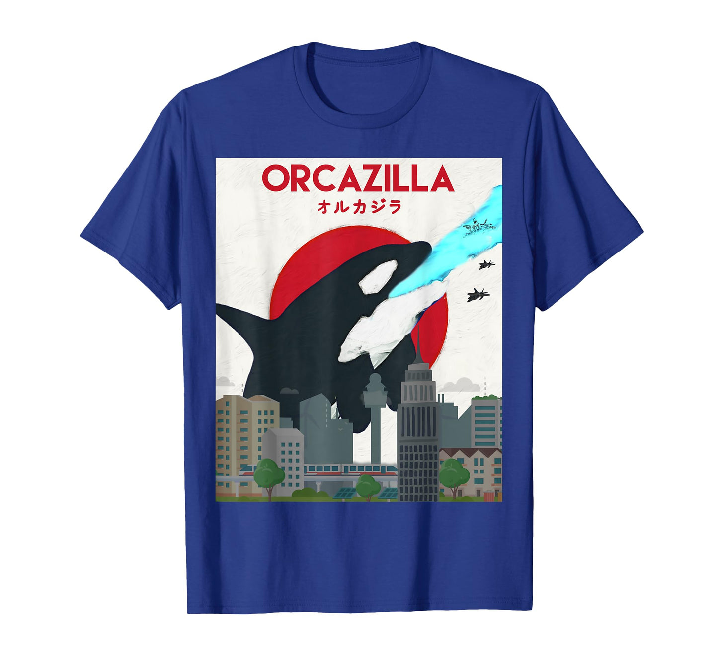 Funny Orcazilla Killer Whale Shirt Gift for Orca Lovers T-Shirt