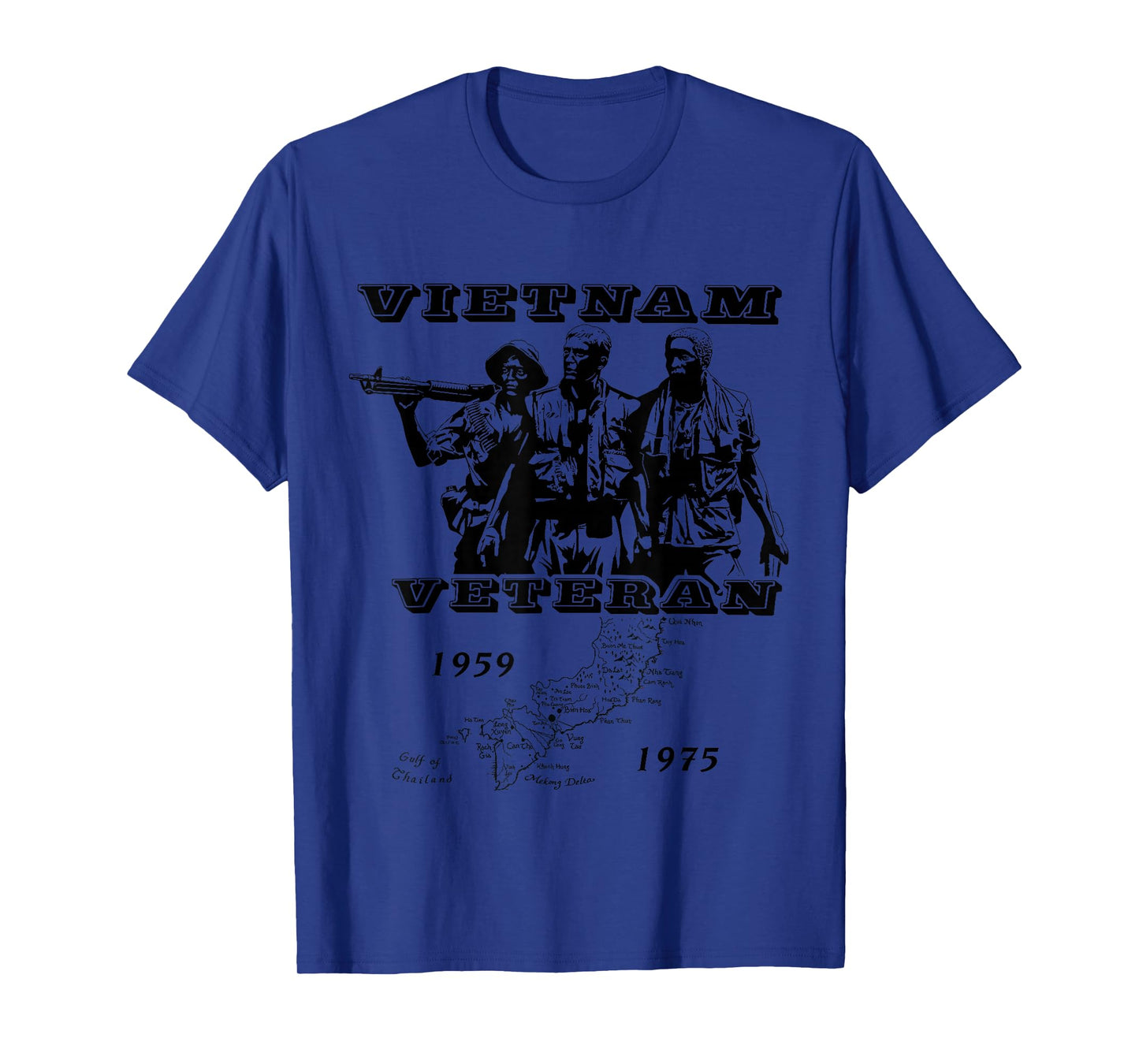Patriotic Soldier Vietnam Veteran Vintage Veterans Day Tee T-Shirt