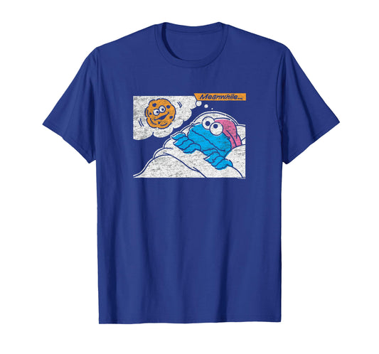 Sesame Street Cookie Monster Meanwhile T-Shirt