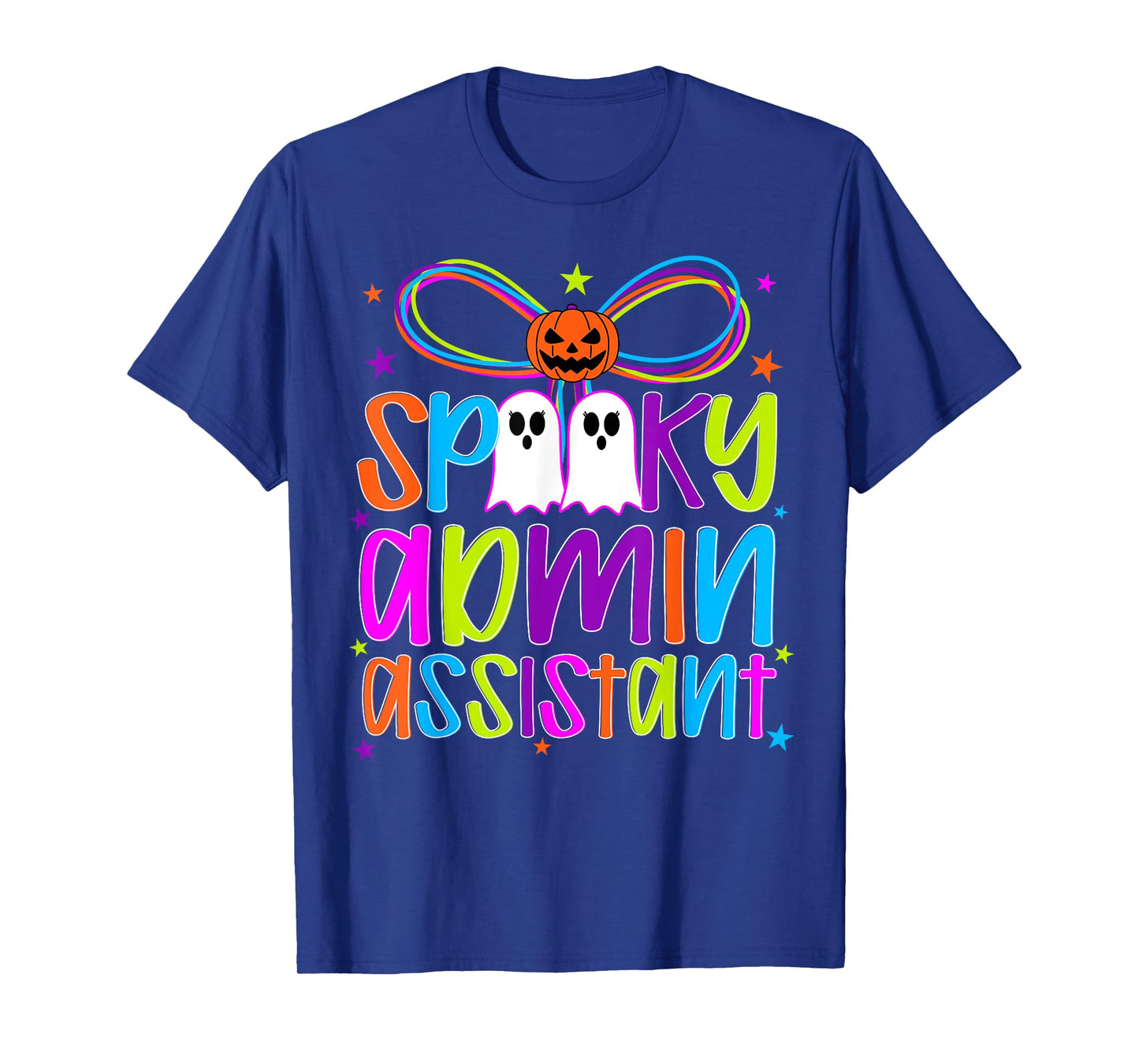 Spooky Admin Assistant Halloween Admin Assistant Preppy T-Shirt