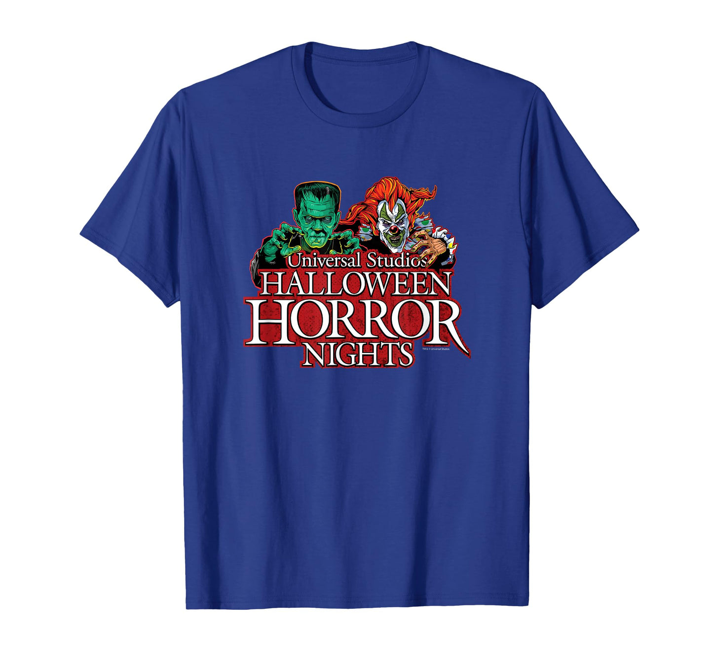 Halloween Horror Nights Frankenstein and Jack The Clown T-Shirt