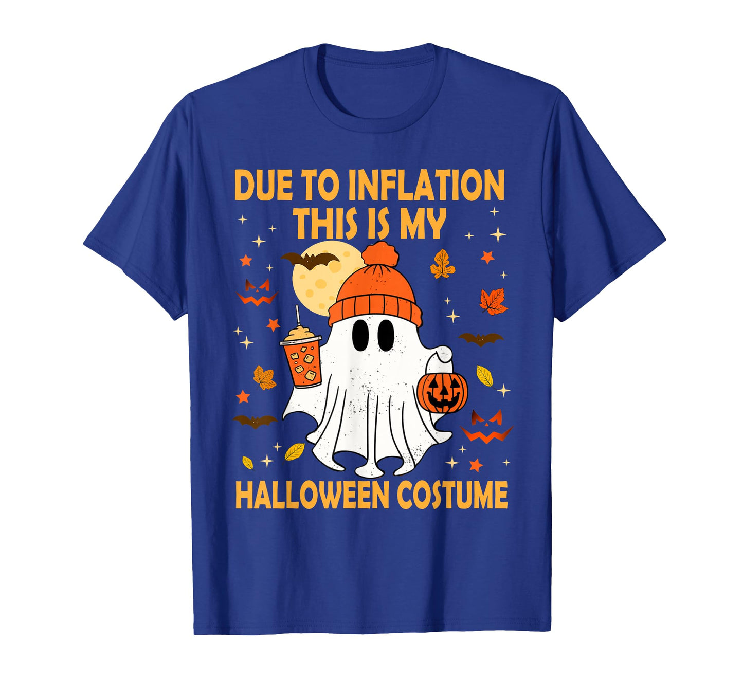 Ghost Halloween Costume Men Women Boo Halloween 2025 T-Shirt
