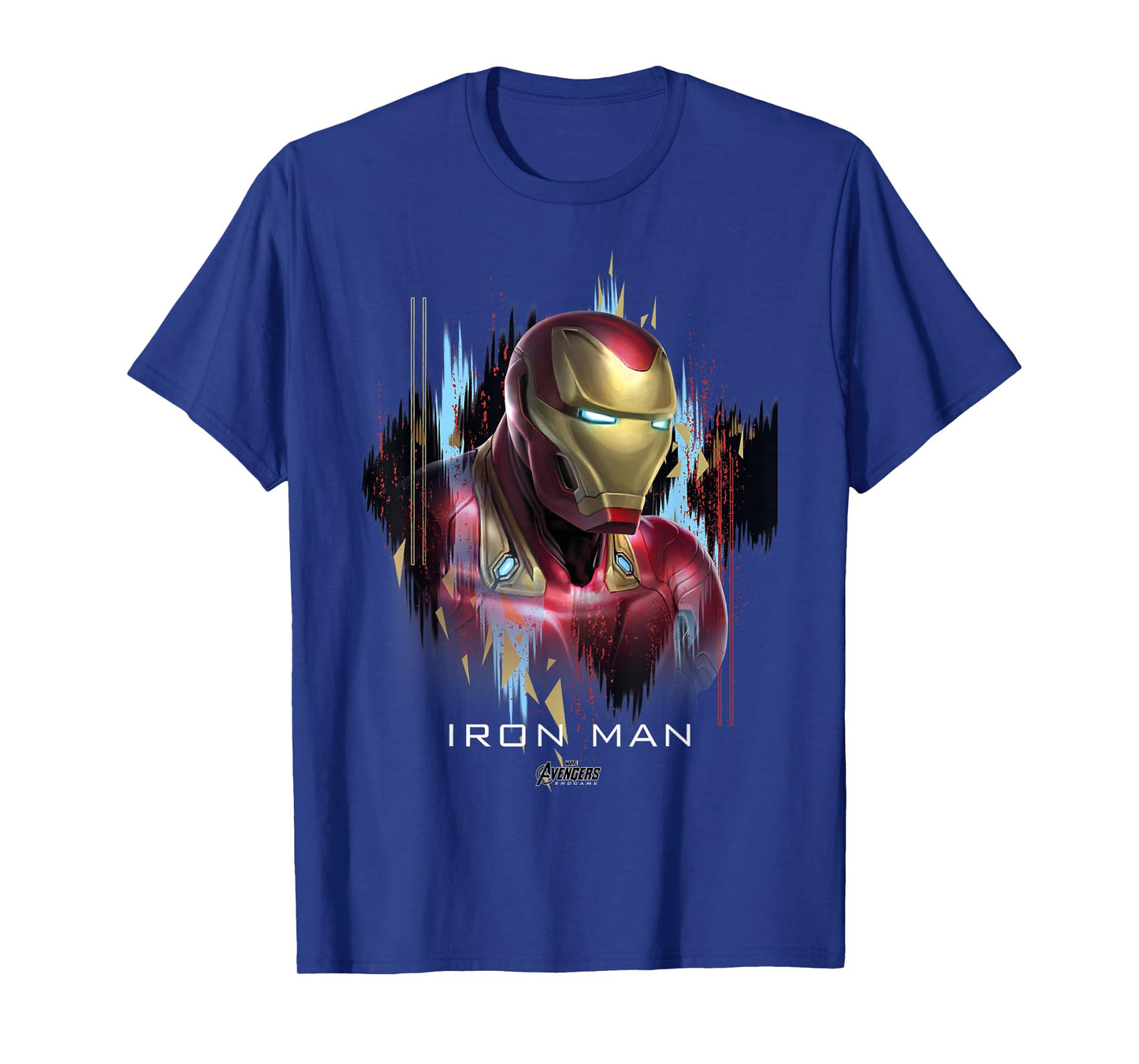 Marvel Avengers Endgame Iron Man Splatter Graphic T-Shirt T-Shirt