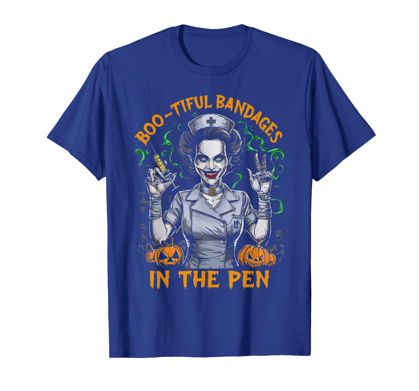 Correctional Nurse Halloween Spooky Nursing Trick Or Treat T-Shirt