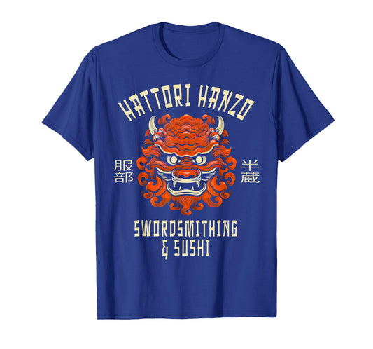 Hattori Hanzo Sword and Sushi T-Shirt