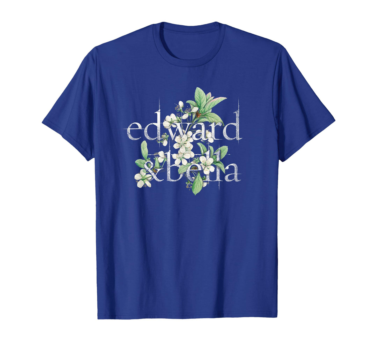 Twilight Saga Edward and Bella Flowers Front and Back Movie T-Shirt