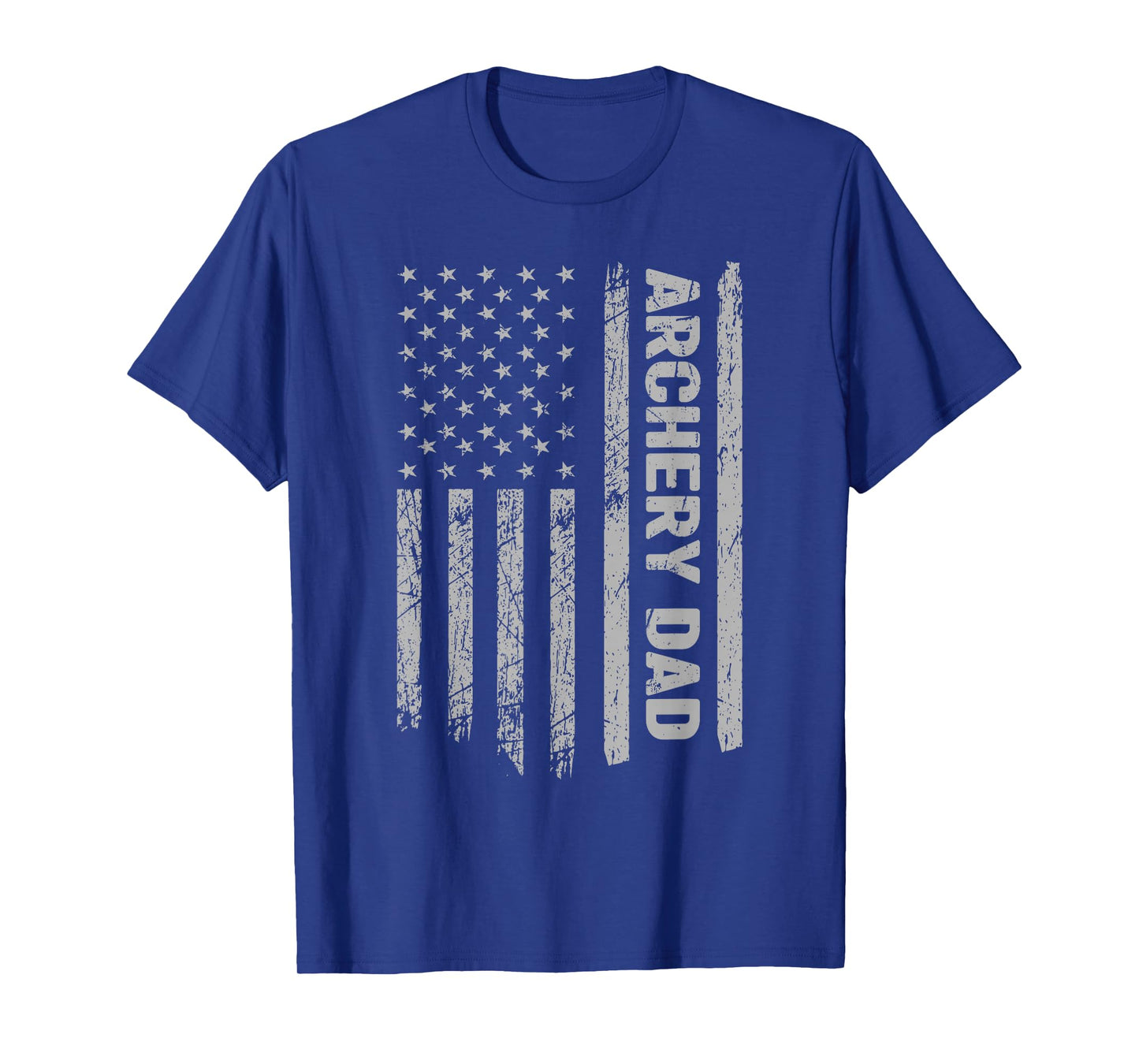 Funny Archery Dad America US Flag Patriot - Vintage Archer T-Shirt