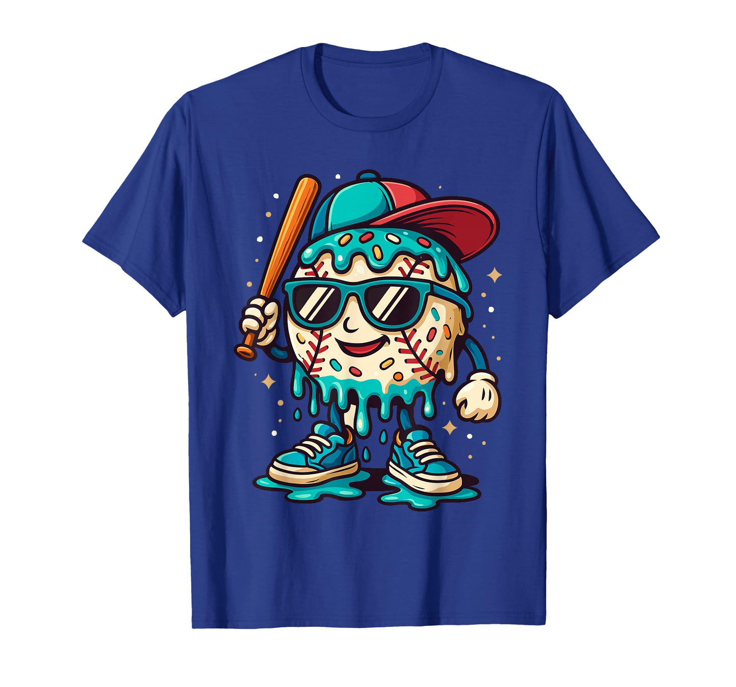 Baseball Drip Outfit Boys, Ice Cream Drip Baseball Lifestyle T-Shirt