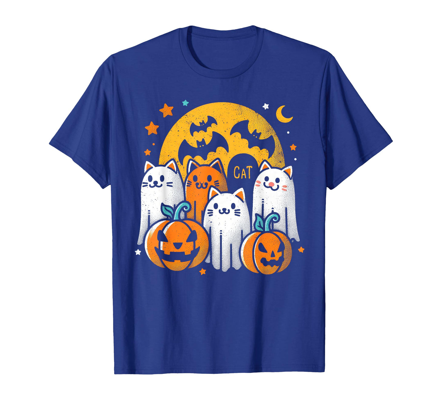 Halloween Black Cats Ghosts Costume Women Girls Kids Toddler T-Shirt