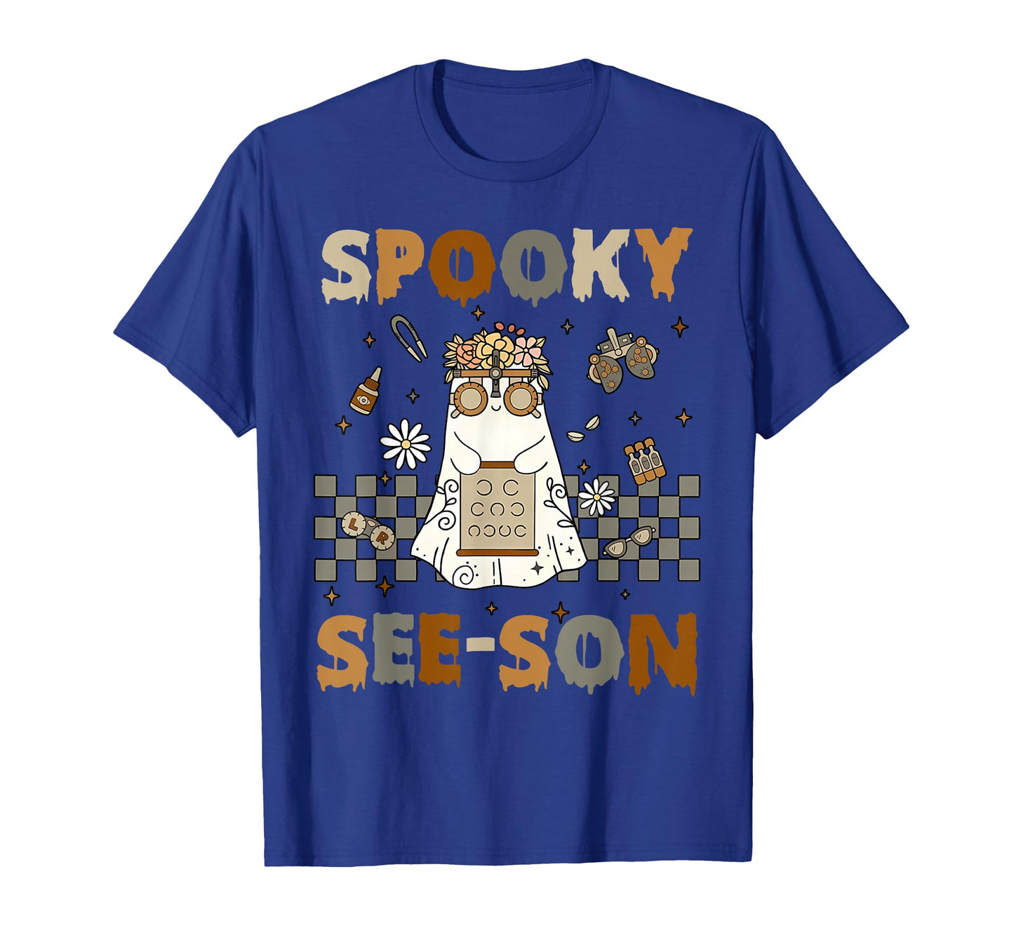 Spooky See-Son Optometrist Ghost Optometry Halloween Fall T-Shirt