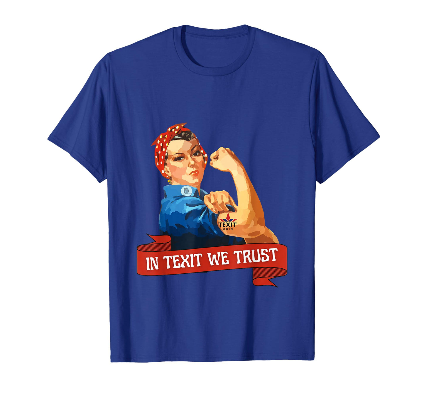 in Texit We Trust -Texit Coin Texas Crypto T-Shirt