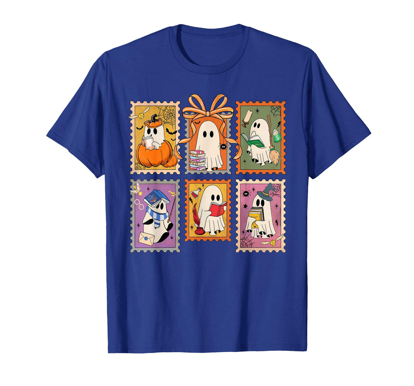 Spooky Teacher Halloween Ghost Coquette Bow Trick Or Teach T-Shirt