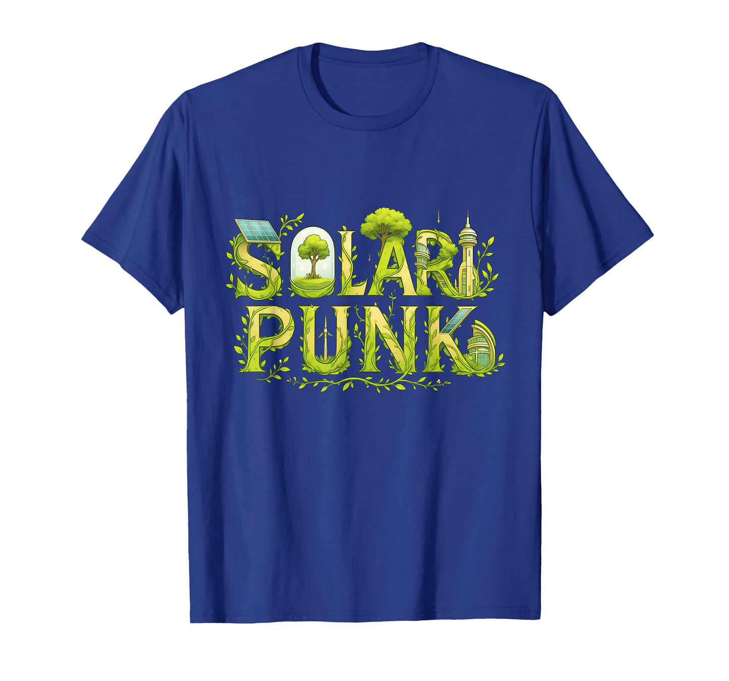 Solarpunk Science Fiction Sci-Fi Eco Solar Punk Hopepunk T-Shirt