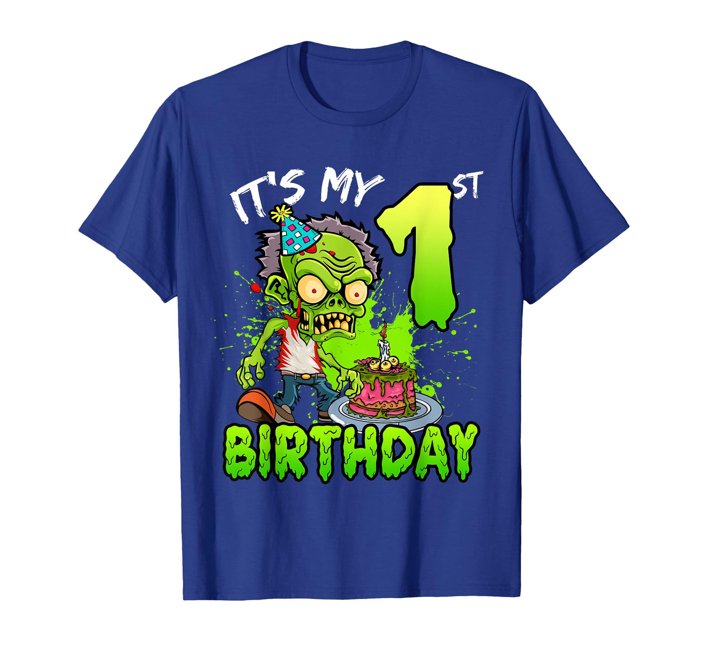 It's My 1st Birthday Zombie Lover 1 Year Old Boys Girls T-Shirt