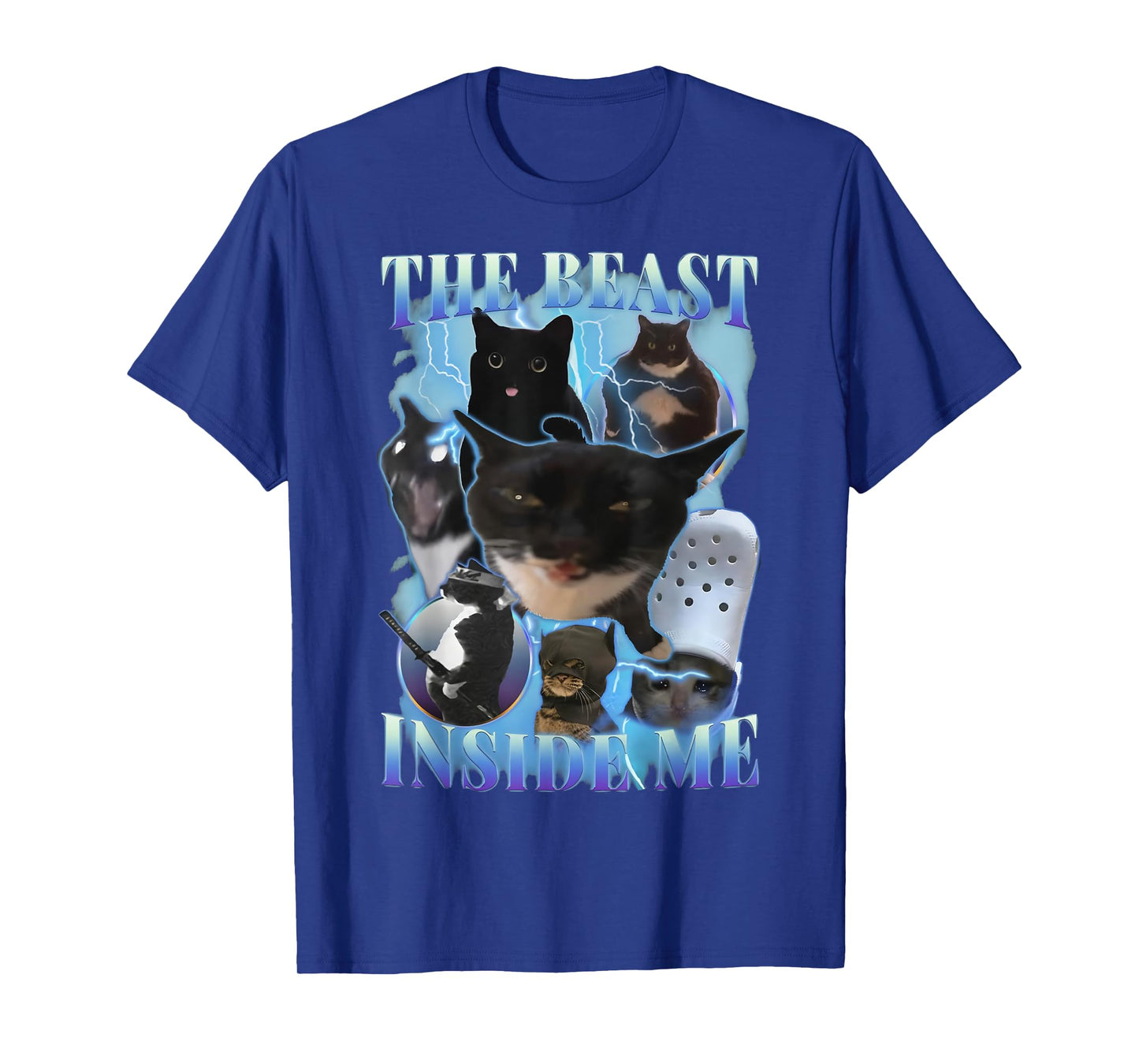 Funny Cat Meme Bootleg Sarcastic Quote The Beast Inside Me T-Shirt