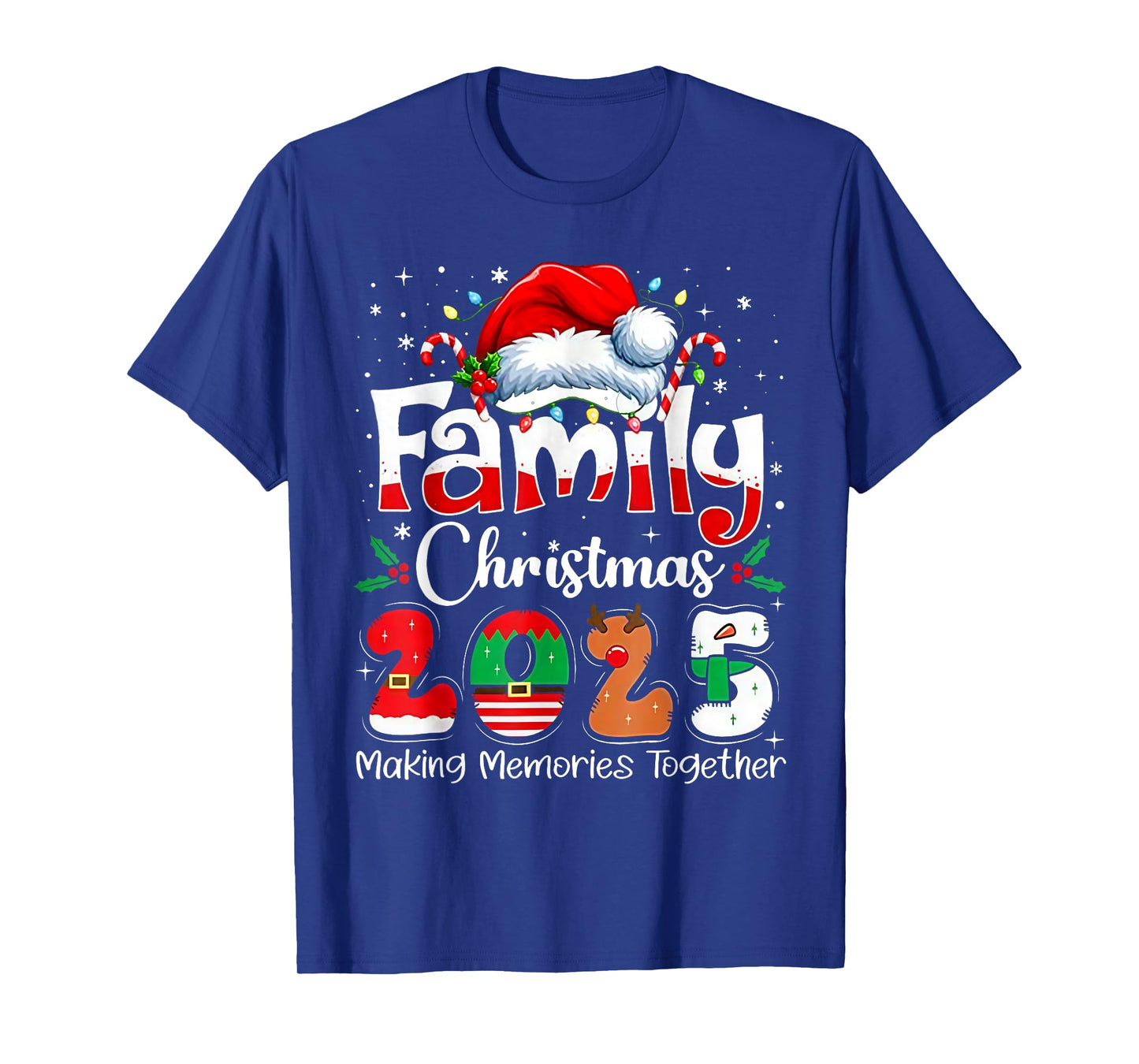 Family Christmas 2025 Christmas Squad Xmas Matching Pajamas T-Shirt