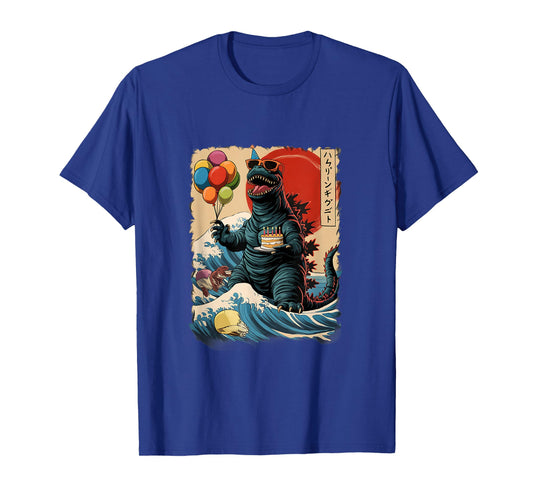 Kaiju Birthday Party Japan Monster Movie Bday Japanese T-Shirt