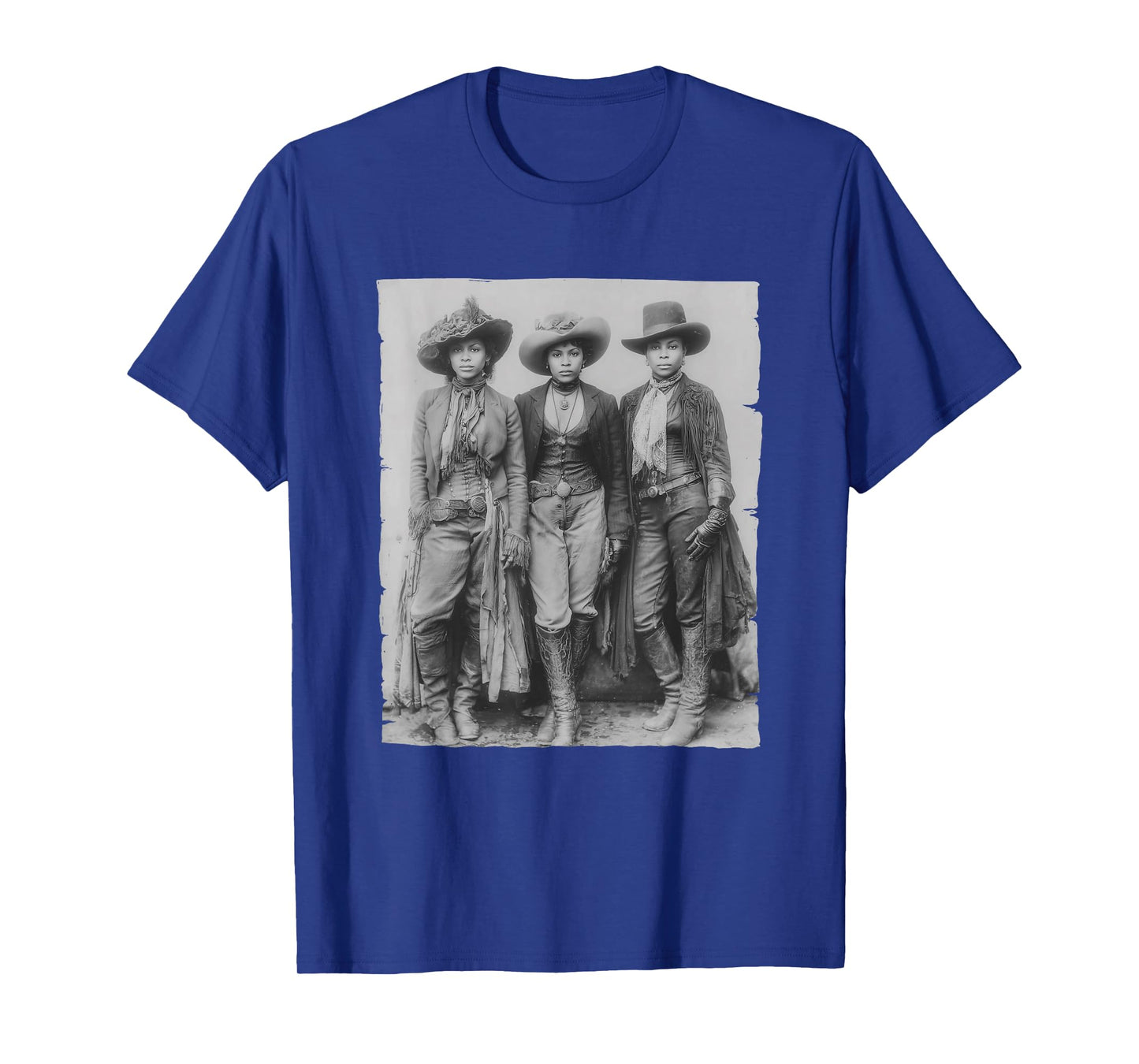 Black African American Cowgirl Western Country Texas Rodeo T-Shirt