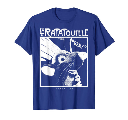 Disney Pixar Ratatouille Chef Remy Faded Silhouette Poster T-Shirt