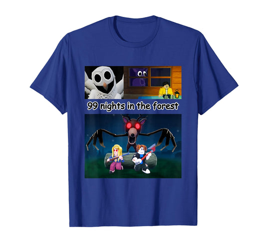 99 Nights Halloween Gamer Deer in The Forest Kids T-Shirt