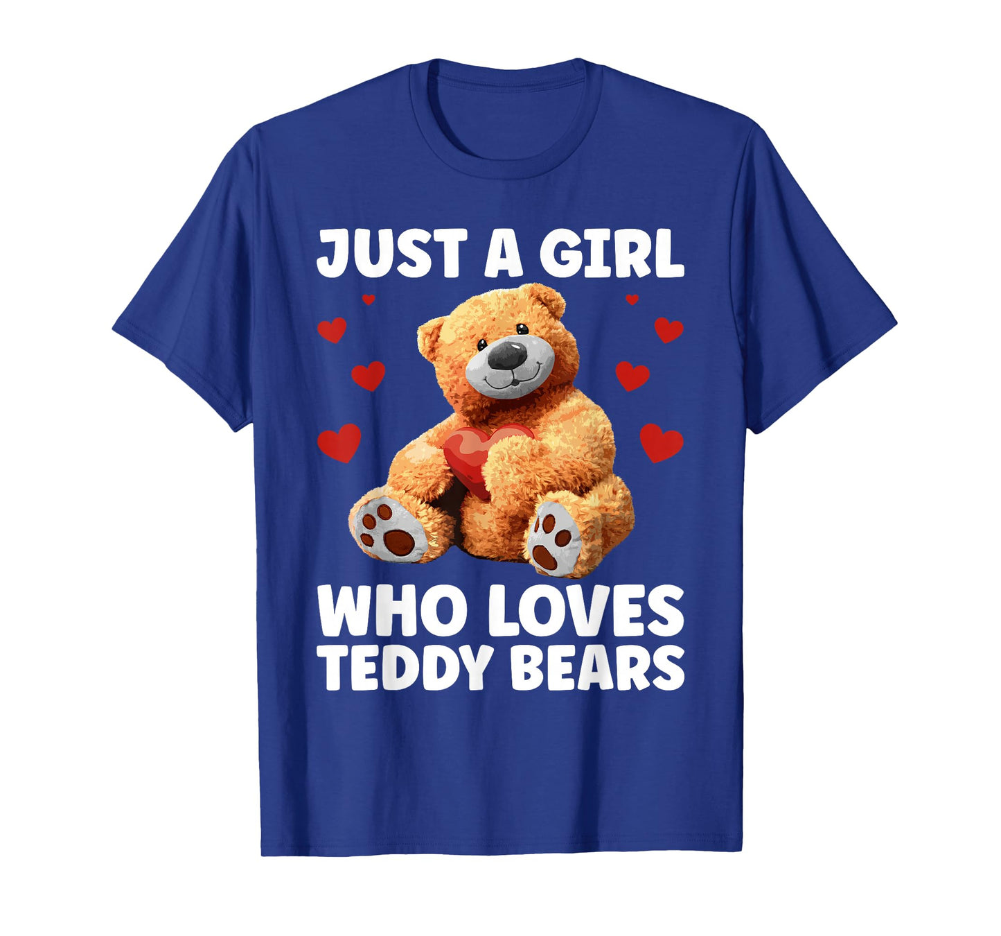 Teddy Bear Art for Women Teen Girls Kids Teddy Bear Lovers T-Shirt
