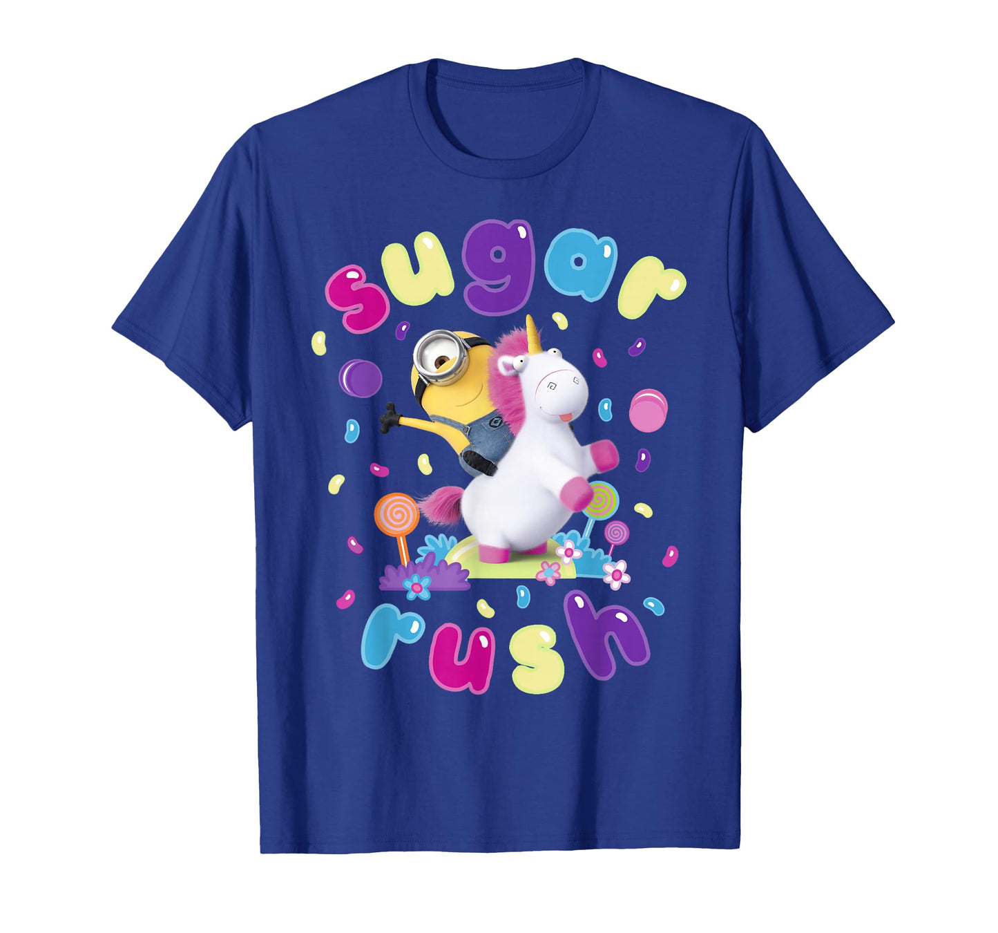 Despicable Me Minions Sugar Rush Candy Graphic T-Shirt T-Shirt