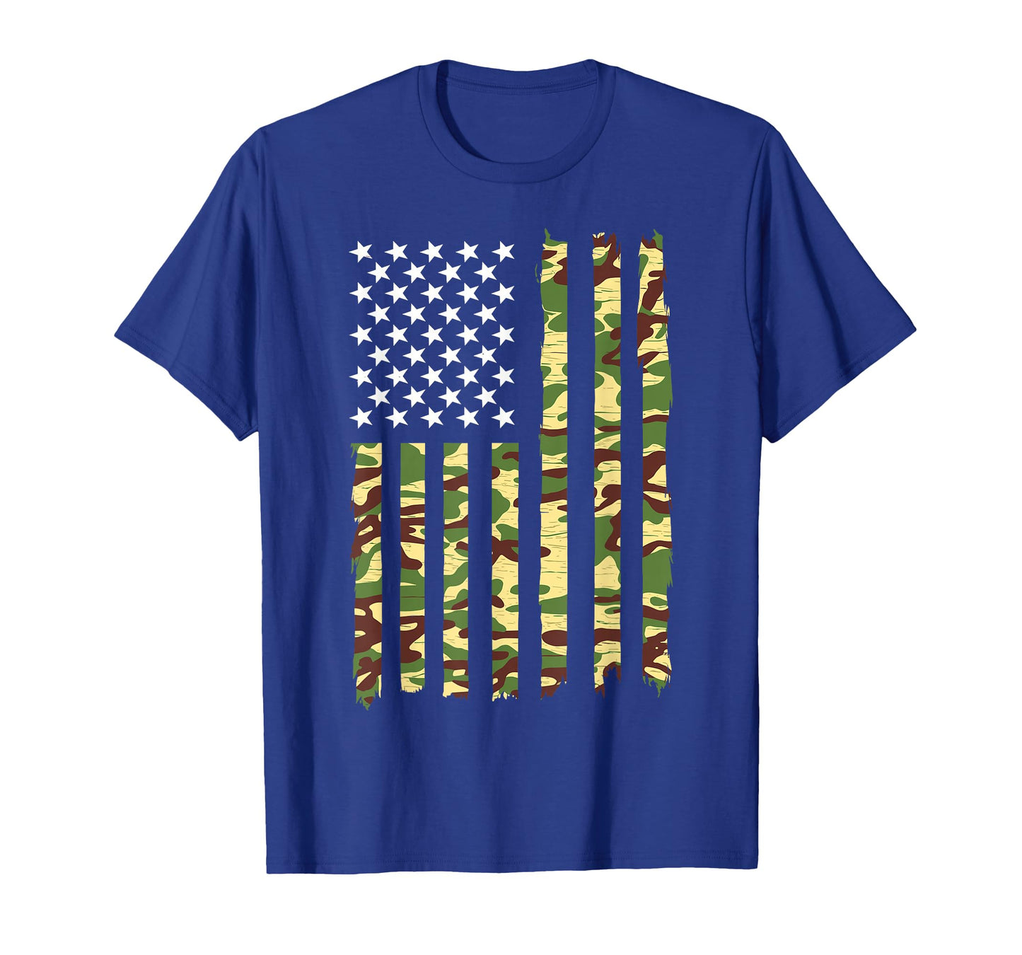 Camo American Flag Military Camouflage USA T-Shirt