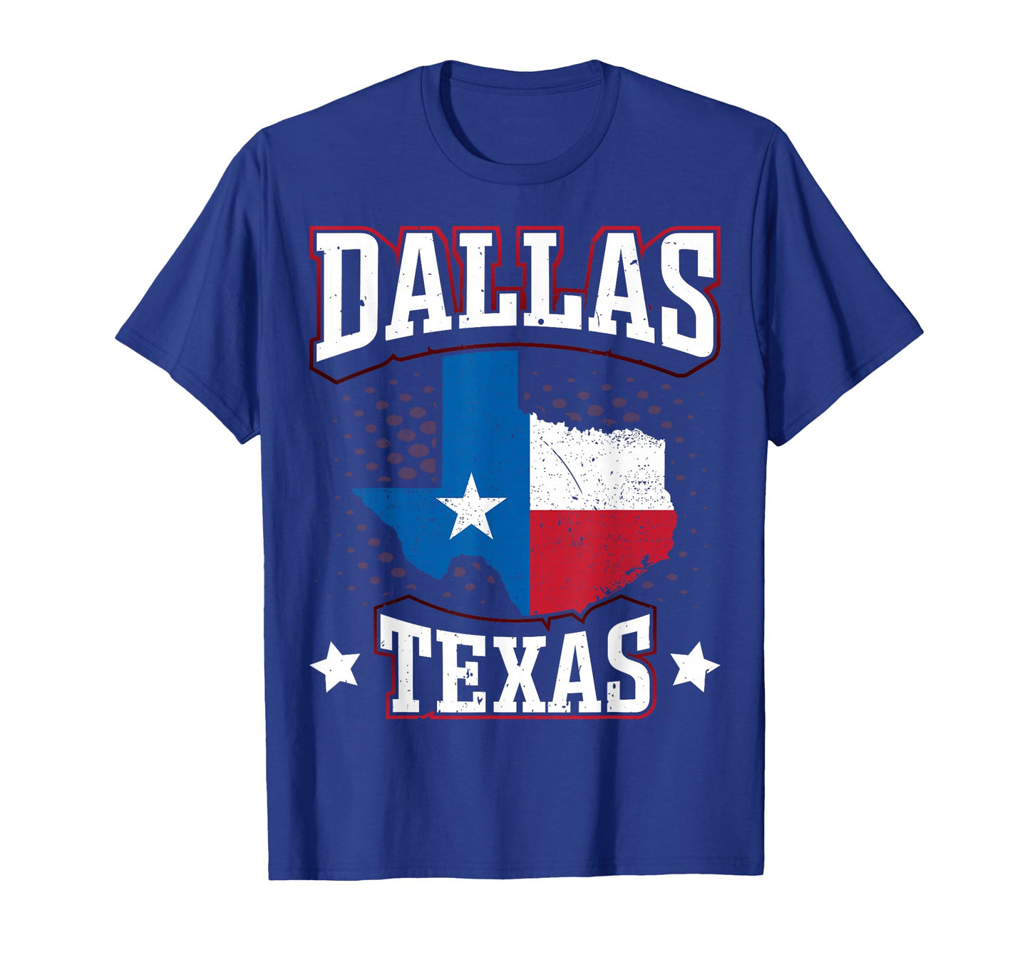 Dallas Texas Souvenirs Shirt Flag Map of Texas State Pride T-Shirt