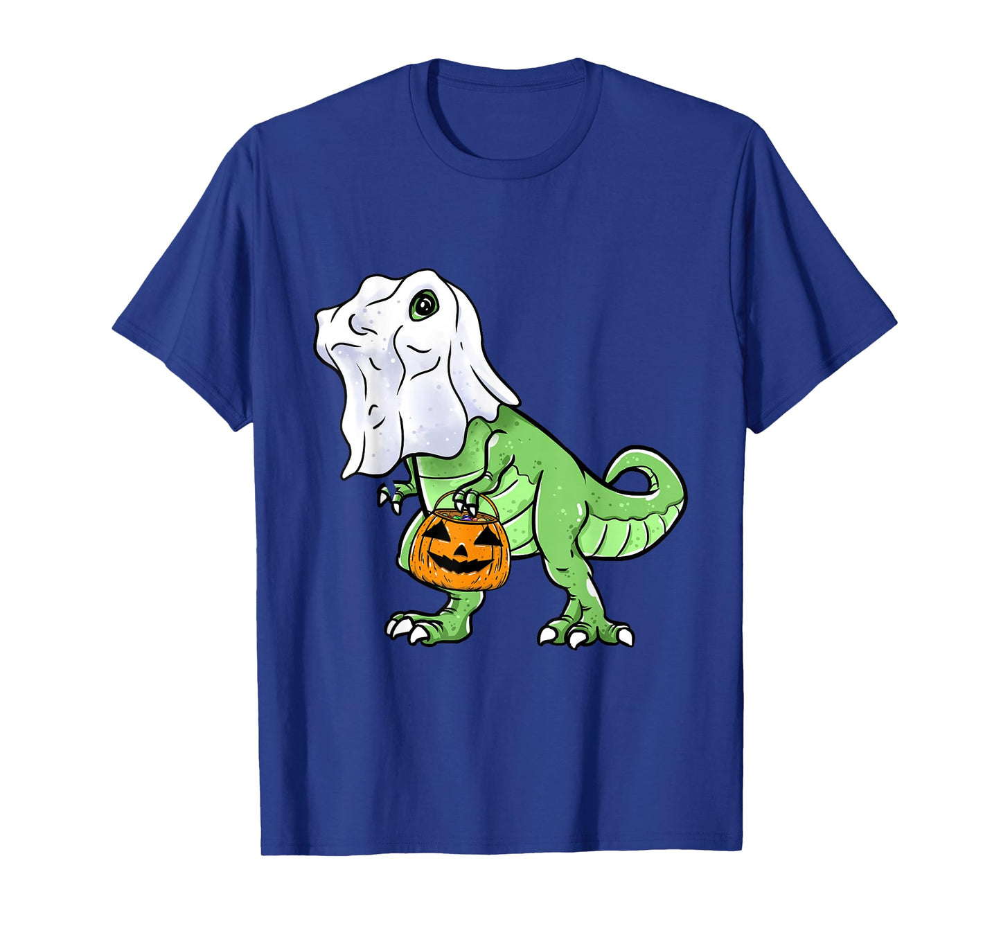 Halloween T Rex Dinosaur Ghost Trick or Treat for Kids Boys T-Shirt