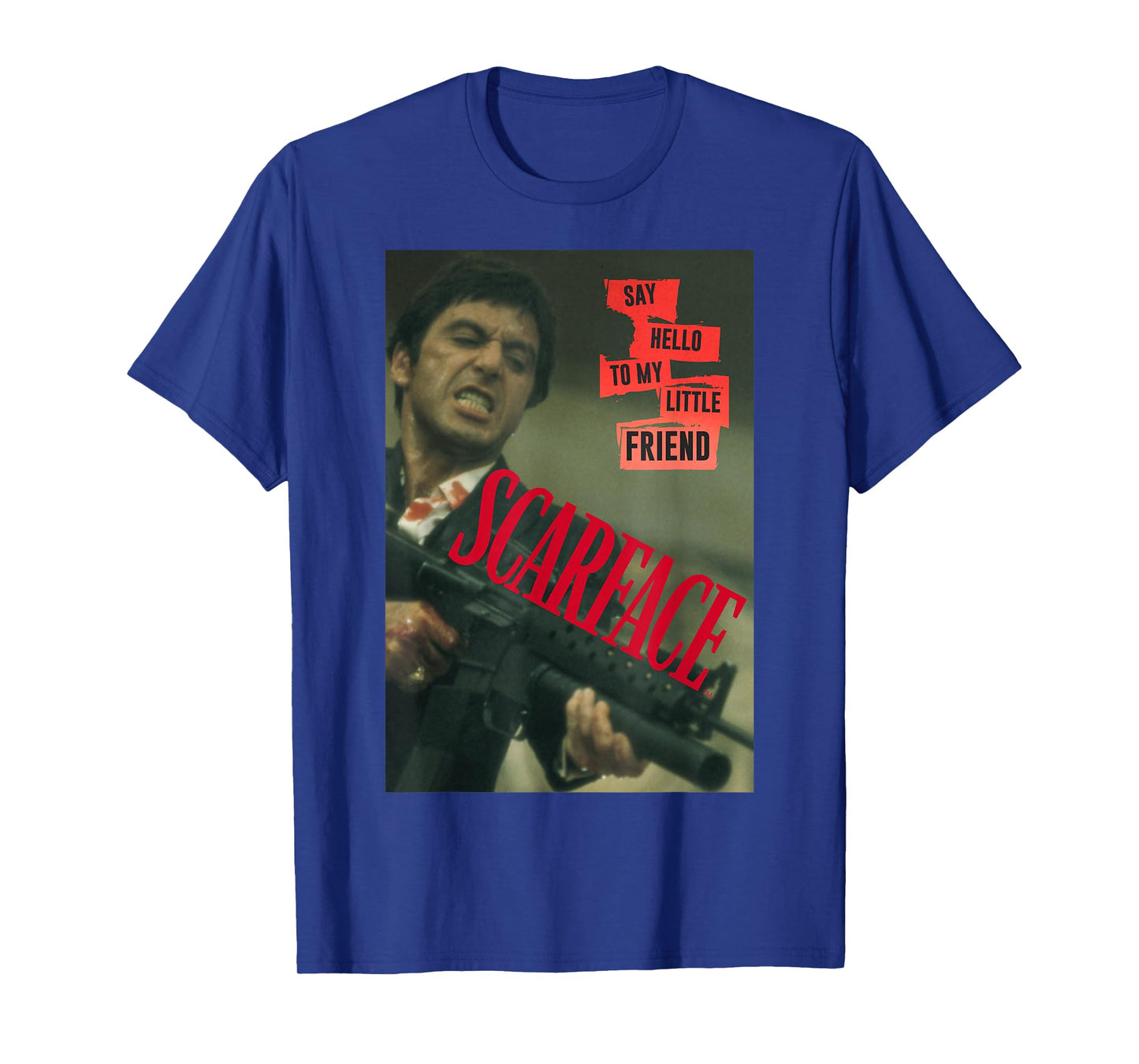 Scarface Say Hello to My Little Friend Photo T-Shirt