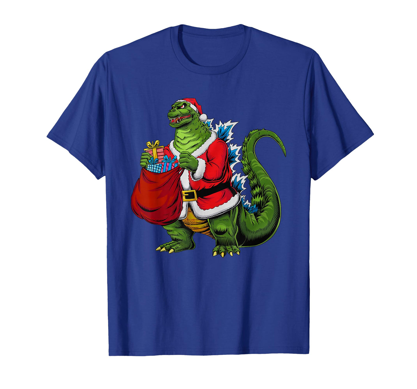 Japanese Santa Christmas Kaiju Funny Art Men Women Kids T-Shirt