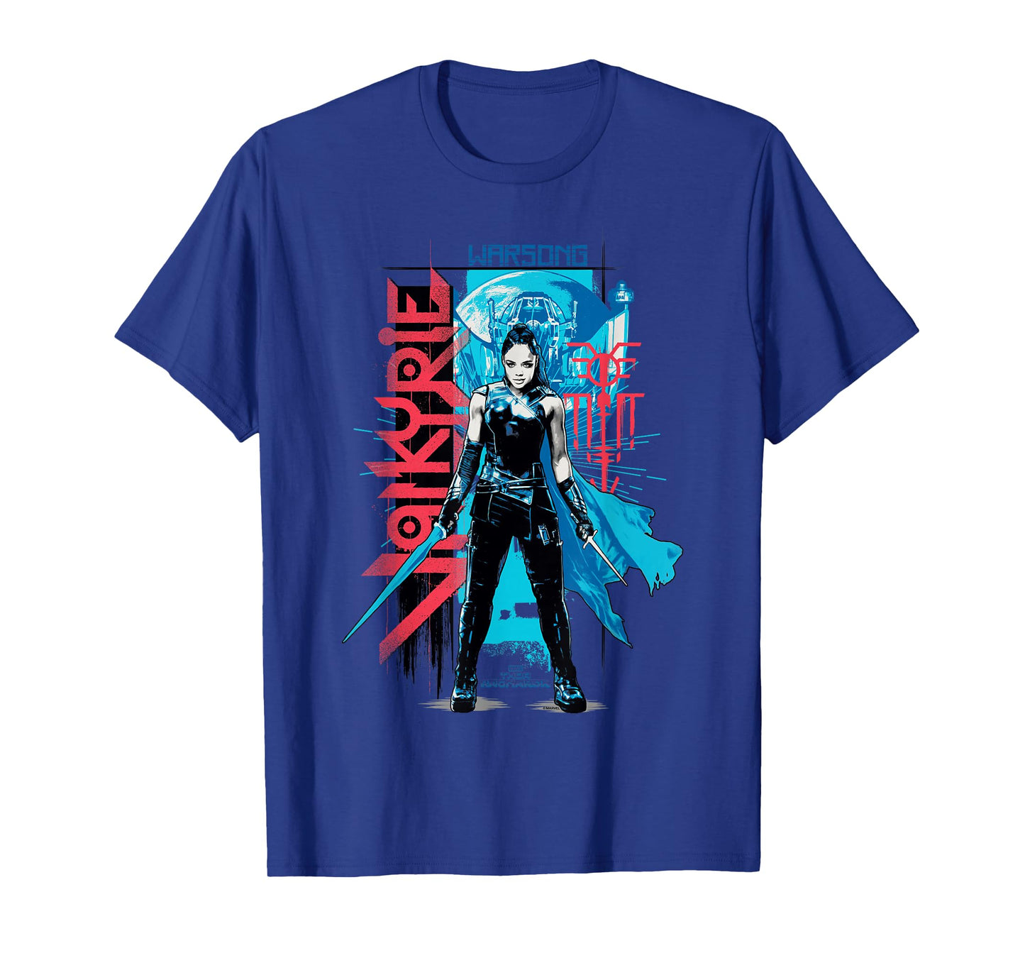 Marvel Thor Ragnarok Valkyrie Warsong Heroine T-Shirt T-Shirt