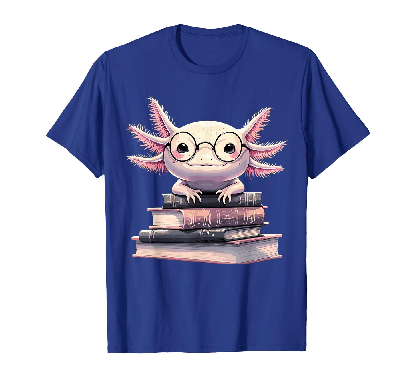 Axolotl Books Readsalotl Reading Bookworm Kawaii Axolotl T-Shirt