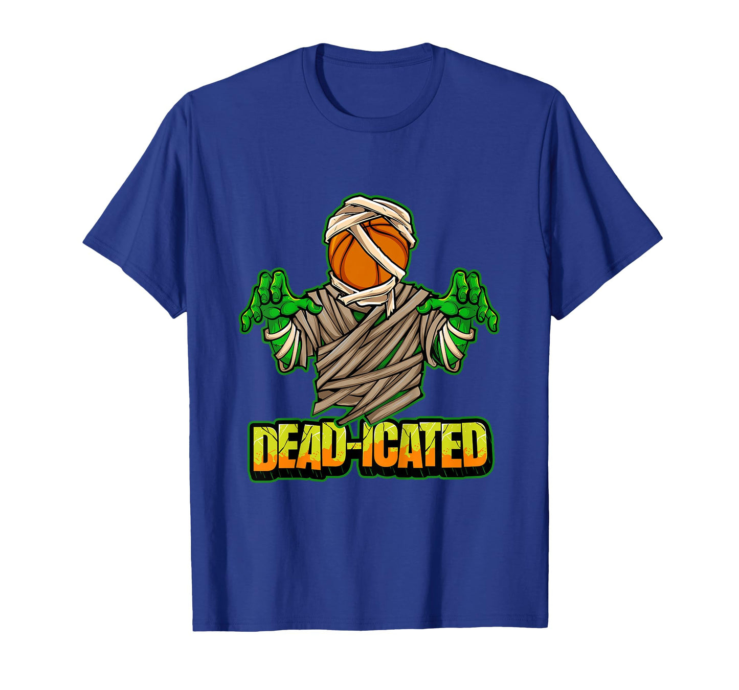 Kids Basketball Zombie Scary Halloween Basketball T-Shirt