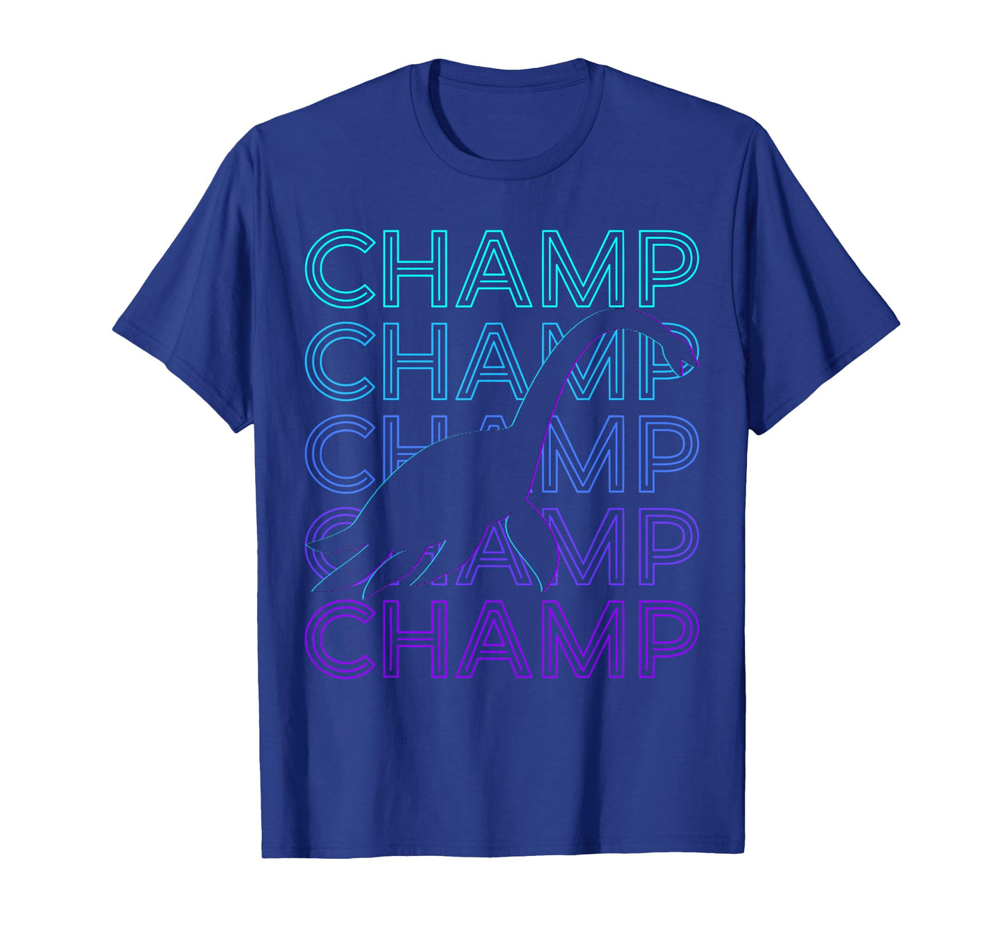 Champ Champy Lake Monster Retro T-Shirt