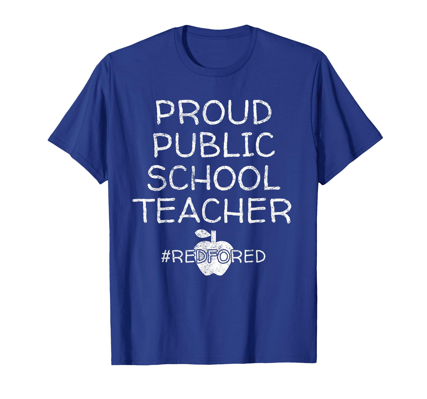 Vintage Proud Public School Teacher Red for Ed T-Shirt T-Shirt