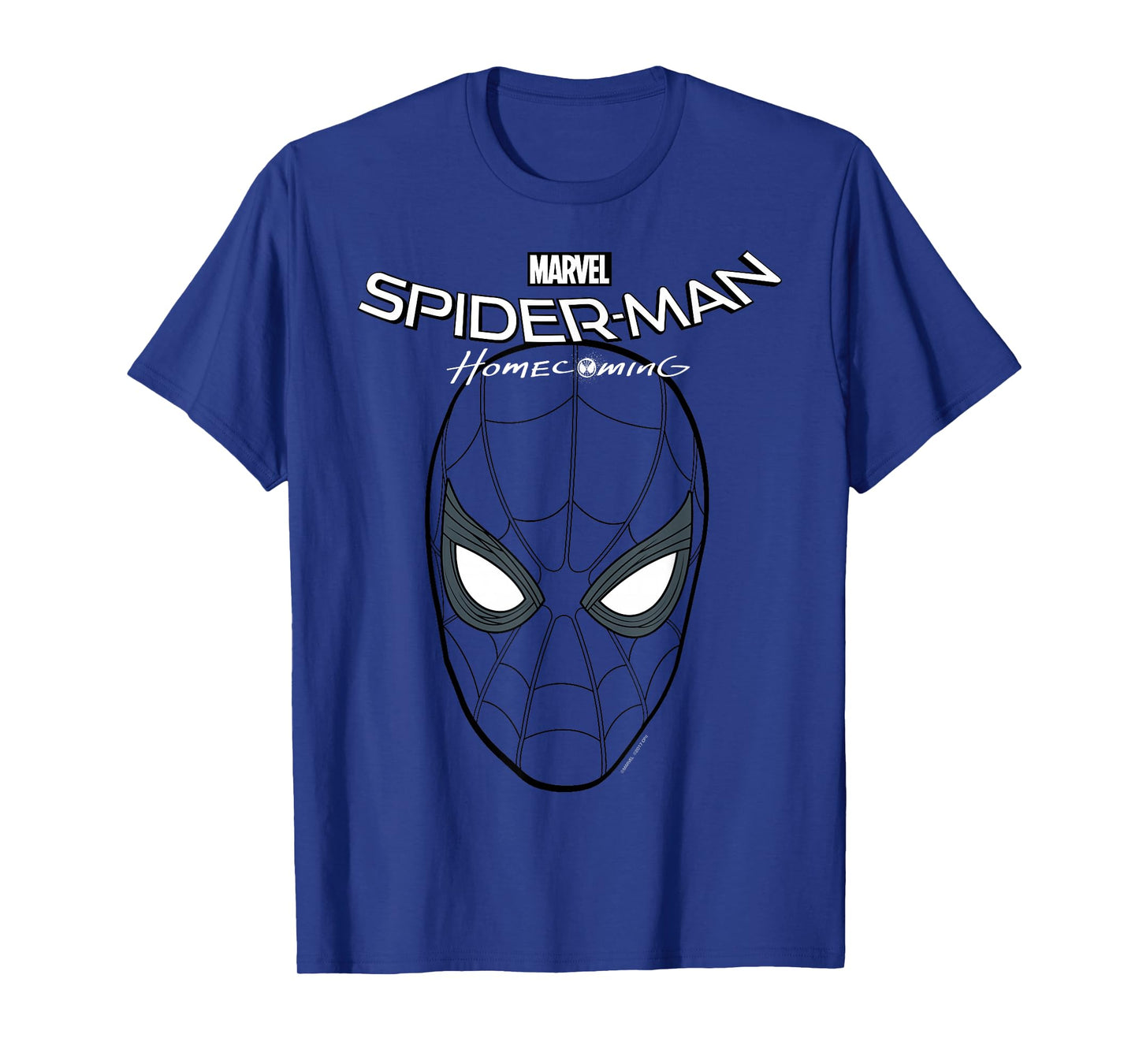Marvel Spider-Man Homecoming Logo Mask Face T-Shirt
