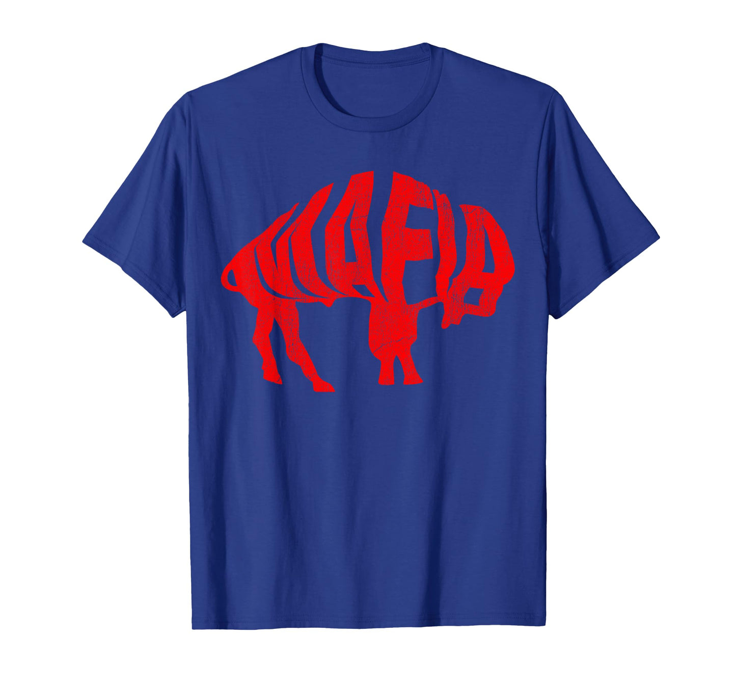 WNY Pride T-Shirt - Faded Red Buffalo T-Shirt
